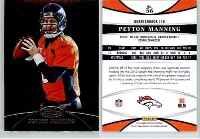 Peyton Manning 2013 Certified #56 Broncos HOF • $1.59
