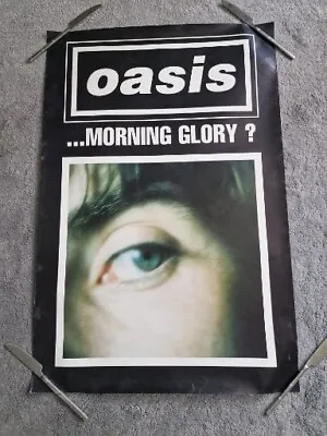OASIS - WHAT'S THE STORY MORNING GLORY - ORIGINAL 1995 UK PROMO POSTER Rare 11 • £53.95