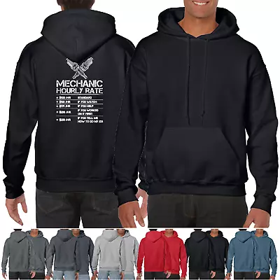 Mechanic Hourly Rate Funny Hoodie • $42.57