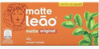 Yerba Mate Tea Bags - Matte Leao Tea Original 40g (25 Bags) - UK Seller • £9.99