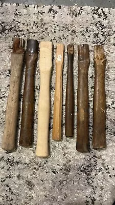 Lot Of 7 Handles Hatchet Axe And Hammer - Used And New  • $34