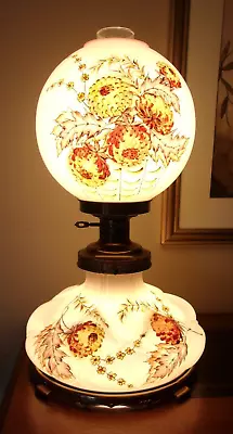 EXQUISITE Vintage Cambridge Parlor Lamp Gone With The Wind Style Hand Painted • $120