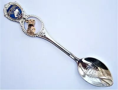 SK509) Vintage Las Vegas Rodeo Cowboy Dice Charm Souvenir Collectors Spoon     • £7.50