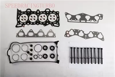 Head Gasket Set Head Bolts For 96-00 Honda Civic 1.6L D16Y5 D16Y7 D16Y8 • $40.85