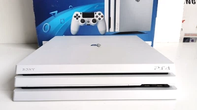 $349.99 • Buy Sony PlayStation 4 PRO 1TB Console - White + 2 Controllers