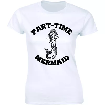 Part Time Mermaid Shirt Beach Swimming Women's Premium T-shirt Tee • $12.03