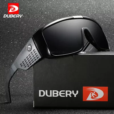 $19.99 • Buy DUBERY Sunglasses Men's Stylish Flat Top Frame Polarized Glasses Sailing Fishing