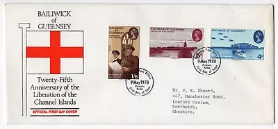 £1.25 • Buy Guernsey - 1970 25th Anniversary Of Channel Islands Liberation First Day Cover