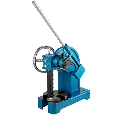 Ratchet Arbor Press 3 Ton Rivet Press Machine Ring Type Cast Iron Assembly AP-3 • $242.99