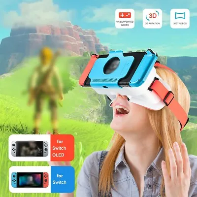 $46.21 • Buy VR Headset For Nintendo Switch/OLED, 3D VR Virtual Reality Goggles, VR Glasses