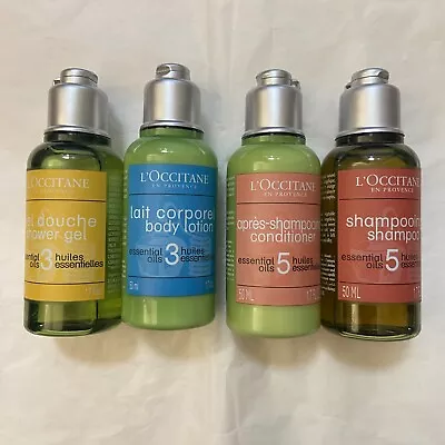 NEW L'Occitane Shampoo Conditioner Shower Gel Body Lotion Set (200mL 4 Pcs) • $22.99