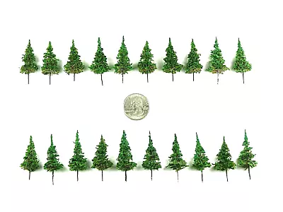 20 Pcs 1  PINES: Z N HO Model Trees RailRoad Scenery 11mm 15mm 28mm Games Basing • $11.50