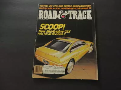Road & Track Feb 1987 VW Fox; Mid Engine CRX         ID:19654 • $10