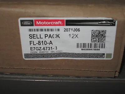 Ford Motorcraft  Fl-810-a  Oil Filters Case Of 12 New Free Shipping • $75.25