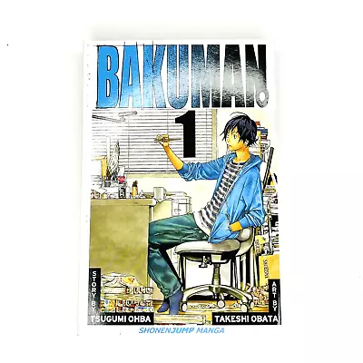 Bakuman Vol 1 Manga ShonenJump Manga Tsugumi Ohba Takeshi Obata Viz Media 2010 • $4.98