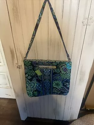 Vera Bradley BLUE RHAPSODY 2009 HOLIDAY TOTE Limited Edition Shoulder Purse NWT • $15