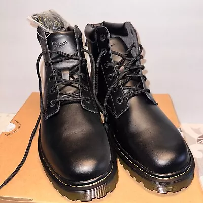 NEW Dr Martens Cartor Boot BLACK Leather Mens Size 11 M Doc Air Wair T Lamper • $85