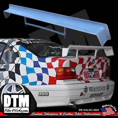 DTM BMW E36 92-99 BTCC STW V1 Spoiler M3 325i 318i 318ti E30 E46 Fiberglass • $995