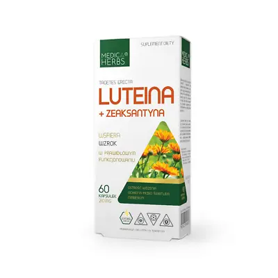 Medica Herbs Lutein + Zeaxanthin 210 Mg 60 Capsules • £5.89