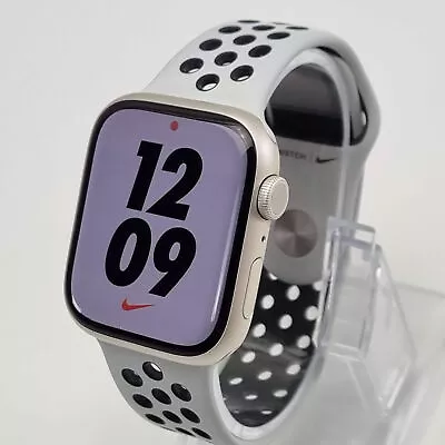 Apple Watch IWatch Nike Series 7 44mm (GPS) Space Grey #6340 • £217.91