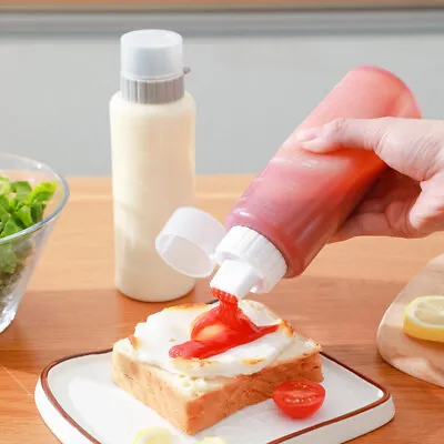 5Holes Sauce Squeeze Bottle Salad Dressing  Squeeze Bottle Condiment Dispen  ZD • £5.32