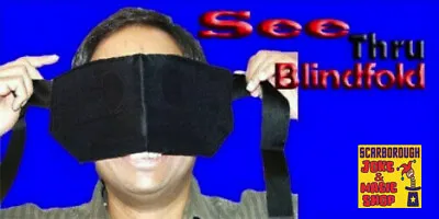 £9.99 • Buy See Through Blindfold MAGIC TRICK~Mentalist Dream~See Thru Blind Fold~Stage~Car