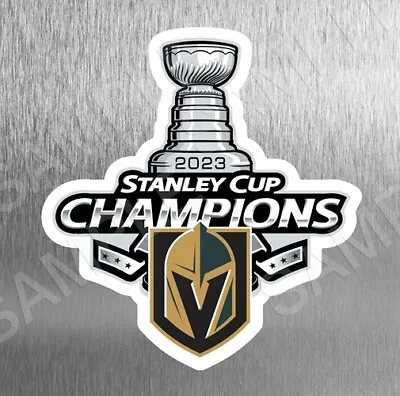Magnet Die Cut Stanley Cup Champions Vegas Golden Knights 2023 Championship • $5.99