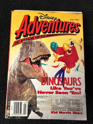 $12.74 • Buy Disney Adventures Kids Magazine July 1993 Aladdin Dinosaurs More