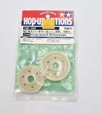 Tamiya 53104 Racing Developed 0.4 Spur Gear Set(93T/104T) F103GT/F104/TRF102 • $17.05