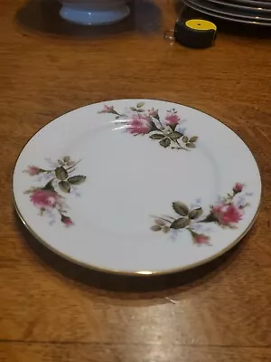 Vintage Aladdin Moss Rose Fine China Japan. 6.5  Salad Plate Beautiful Gold Rim • $4