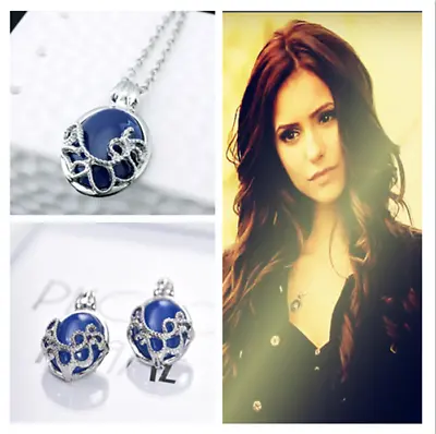 The Vampire Diaries Katherine Pierce Pendant Necklace Earrings Fashion Jewelry • $7.43
