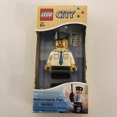 £9.99 • Buy Lego City Retractable Pen Harbourside Policeman 2011 - NEW & BOXED