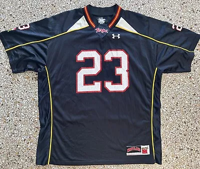 MARYLAND TERRAPINS Terps NCAA Official Black Football Jersey #23 Size YOUTH XL • $14.99