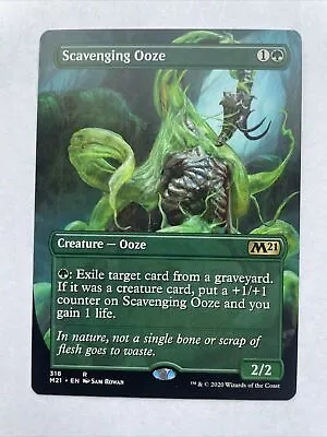 MTG Scavenging Ooze Borderless NM #318 Core Set 2021 M21 Magic Card EDH • $1