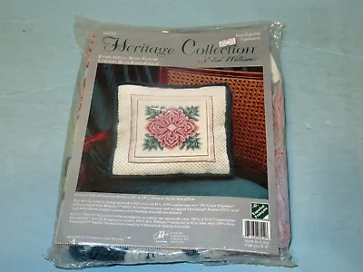 Heritage Collection Elsa Williams Everlasting Rose Pillow Needlepoint Kit 06012 • $17.50