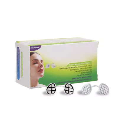 WoodyKnows   Nasal Filters Reduce  Dust Dander Mold C0Z5 • £13.35