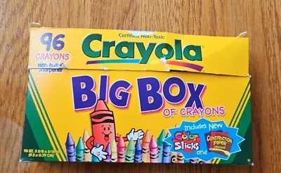 Vintage 1999 Crayola Big Box 96 Crayons  • $14.90