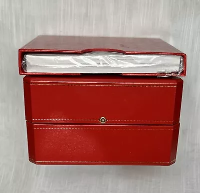 Vintage Cartier Complete Set Watch Box Brand New Sealed Booklets Genuine #B1 • $175