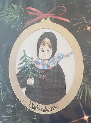 Cross Stitch Ornament KIT 1990 P Buckley Moss Christmas Ornament NO THREAD INCL • $14.99