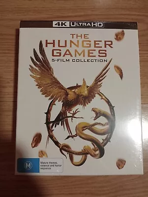 The Hunger Games 5 Film Collection 4k Ultra Hd New 2024 Songbirds Snakes • $59.95