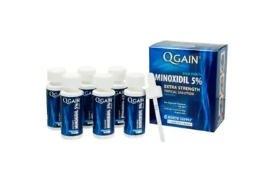 Qgain Minoxidil 5% For MEN Hair Growth Treatment 6 Month Supply • £49.99