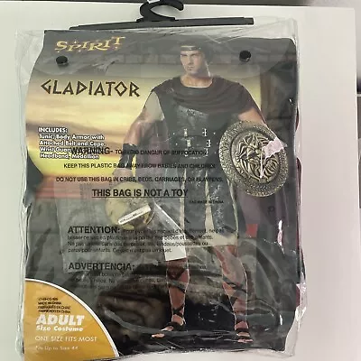 Spirit Halloween Adult Mens Gladiator Costume One Size Fits Up To Size 44 • $35