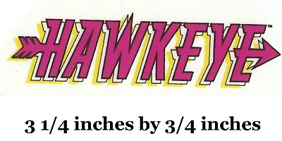 Vintage Hawkeye Wall Decal Marvel Comics Avengers Peel & Stick Art Vinyl Sticker • $2