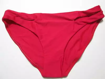 Zaful Womens Size M Bikini Bottom Red Slit Side Swimwear • $5.40