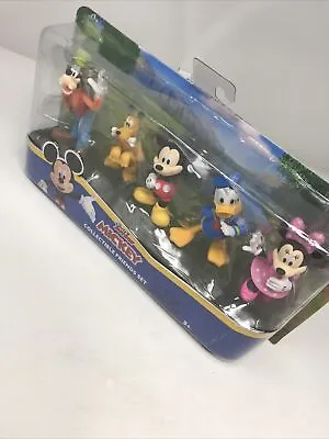 Disney Junior Mickey Mouse Collectible Figure Set Pals 5 Figure Pack 3  Toy NIB • $12.60