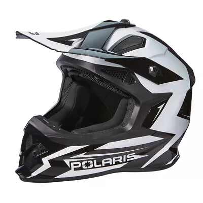 Polaris Tenacity 4.0 Helmet Black/White | 2861560 • $149.99