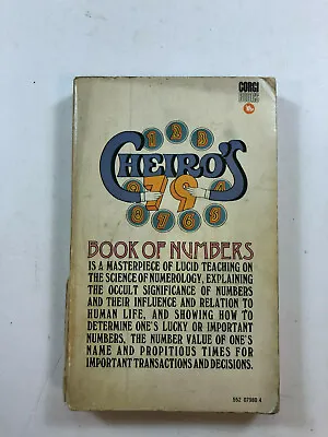 Cheiro's Book Of Numbers By Cheiro - Pub: Corgi/Transworld - 1968 Paperback Book • £42.50