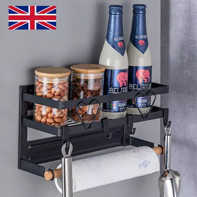 Magnetic Fridge Rack Kitchen Refrigerator Storage Seasoning Organizer Spice Rack • £9.59