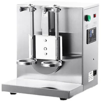 Double-frame Auto Bubble Boba Milk Tea Shaker Shaking Machine Milktea Mixer 220V • £454.49