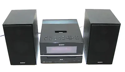 Sony CMT-BX77DBi CD MP3 DAB Radio IPod Dock HiFi System SS-CBX77 Speakers  #W6 • £34.95